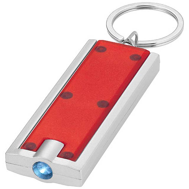 Castor LED keychain light - red