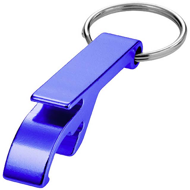 Tao Schlüsselanhänger mit Flaschen- und Dosenöffner - blau