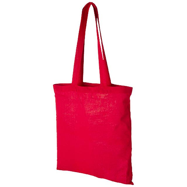 Carolina 100 g/m² cotton tote bag - red