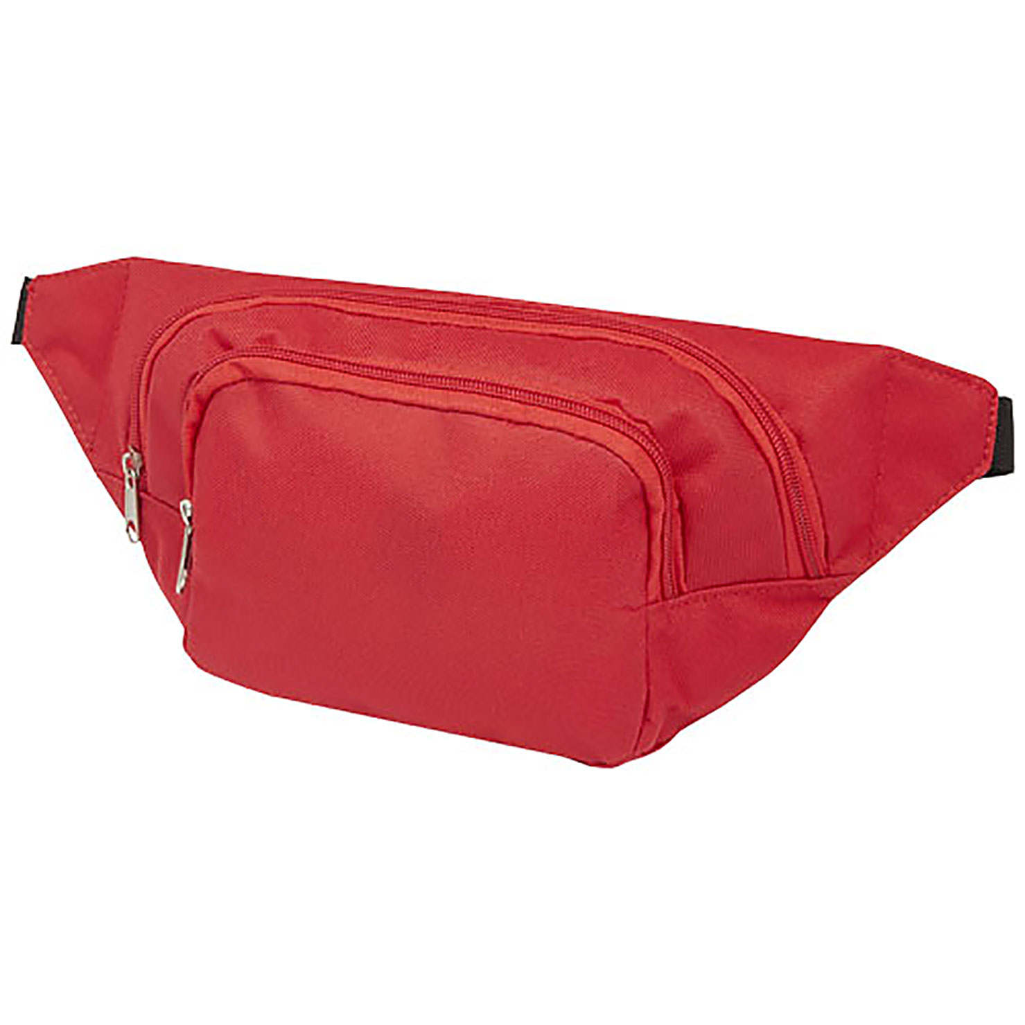 Santander fanny pack with two compartments - red