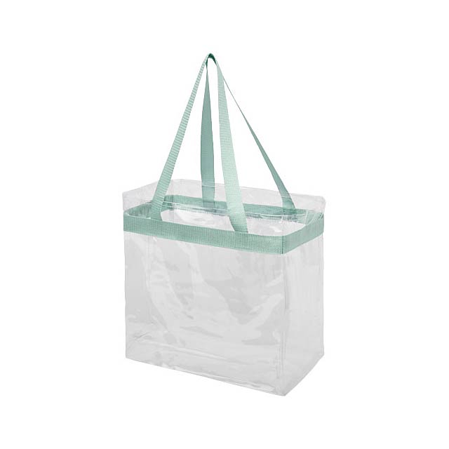 Hampton transparent tote bag - green