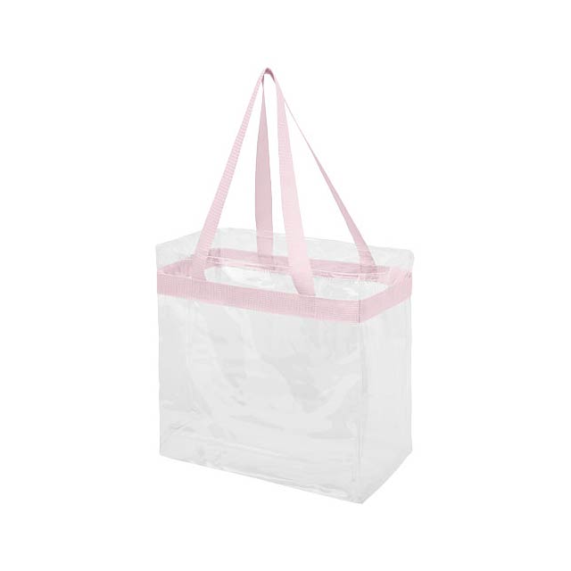 Hampton transparent tote bag - pink