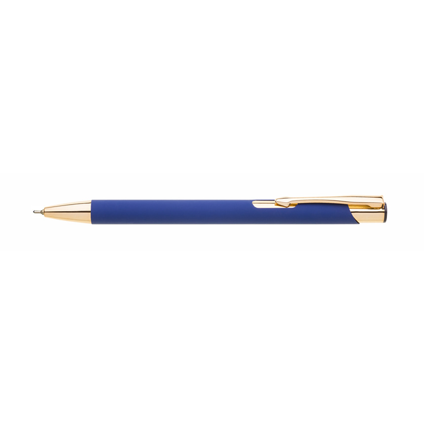 VALMI SOFT SG ballpoint pen, metal - 0.5 mm tip - blue