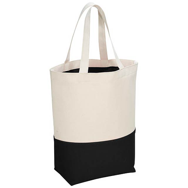 Colour-pop 280 g/m² cotton tote bag - black