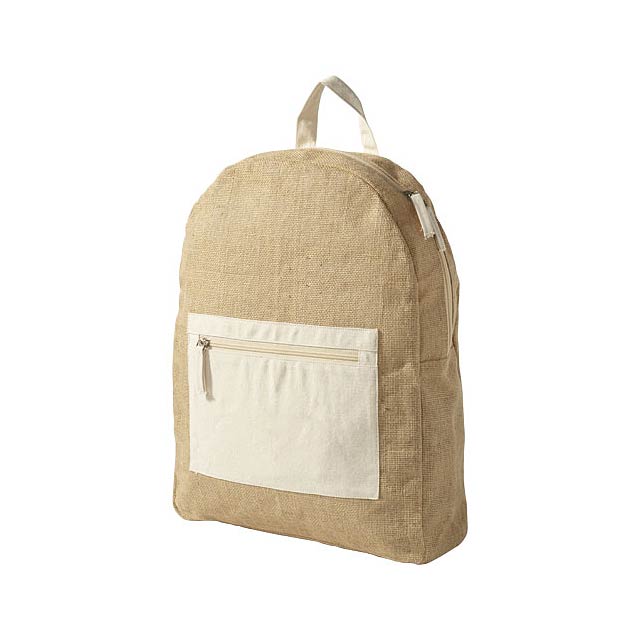 Organ jute backpack 10L - beige