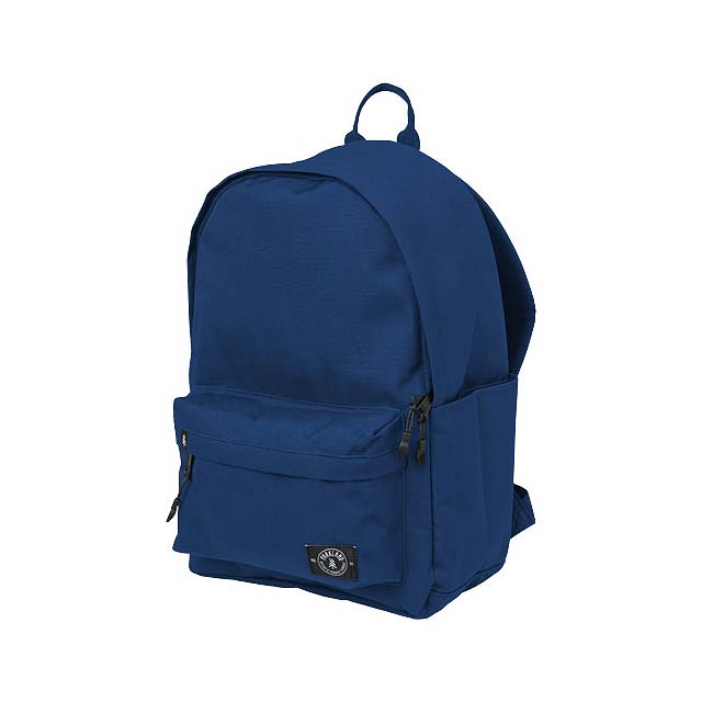 Vintage 13" RPET laptop backpack 16L - blue