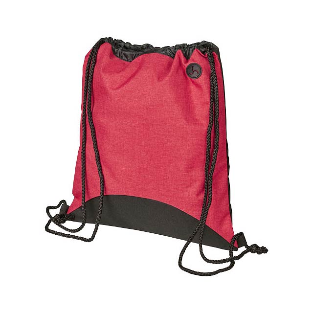 Street drawstring backpack 5L - transparent red