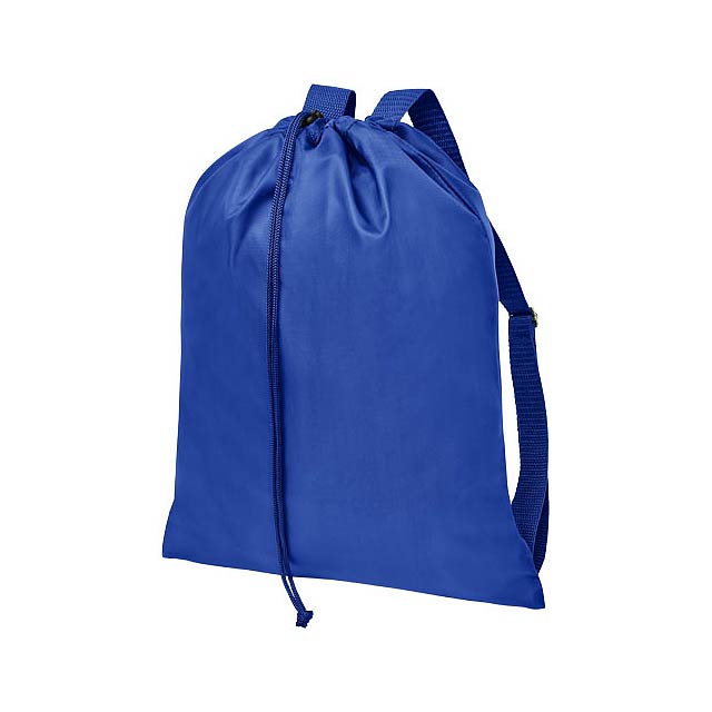 Oriole šnůrkový batoh s popruhy - nebesky modrá