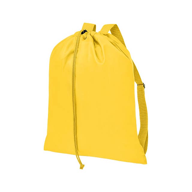 Oriole šnůrkový batoh s popruhy - žlutá