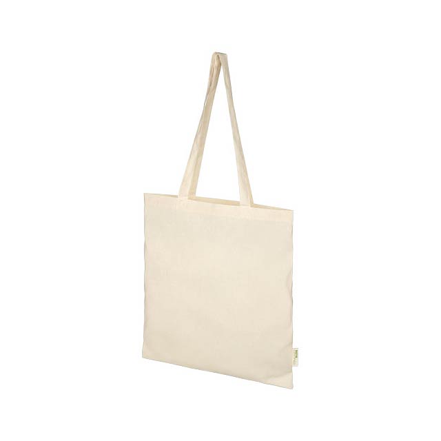 Orissa 100 g/m² GOTS organic cotton tote bag - beige