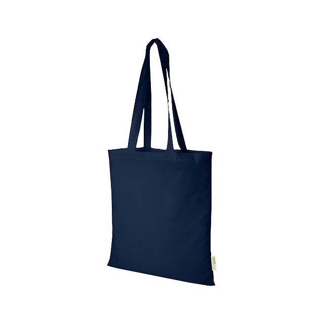 Orissa 100 g/m² GOTS organic cotton tote bag - blue
