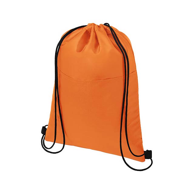 Oriole 12-can drawstring cooler bag - orange