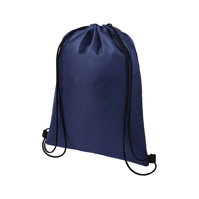 Oriole 12-can drawstring cooler bag - blue