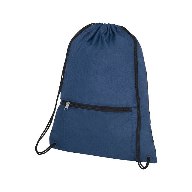 Hoss foldable drawstring backpack 5L - blue