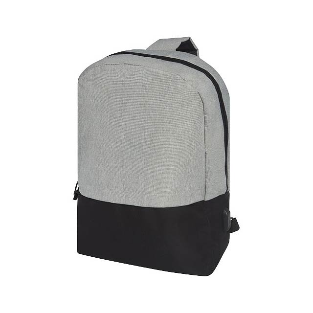 Mono batoh s popruhem na notebook 15,6" - černá