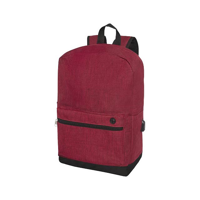 Hoss 15.6" business laptop backpack 16L - red