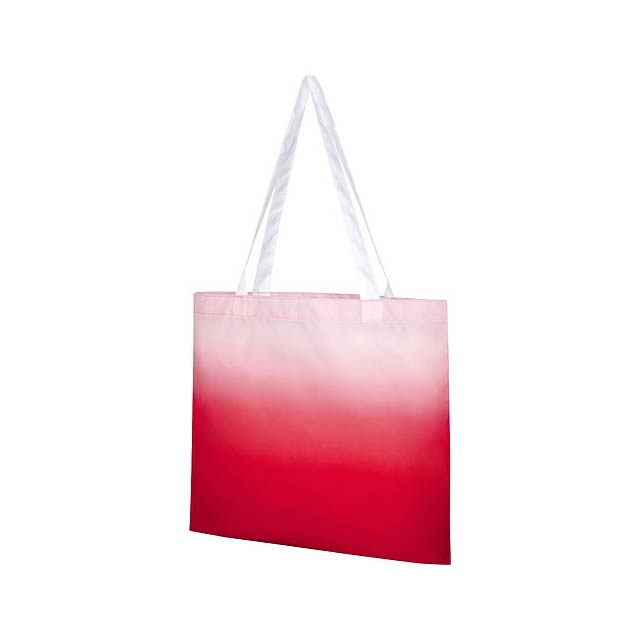 Rio gradient tote bag - transparent red
