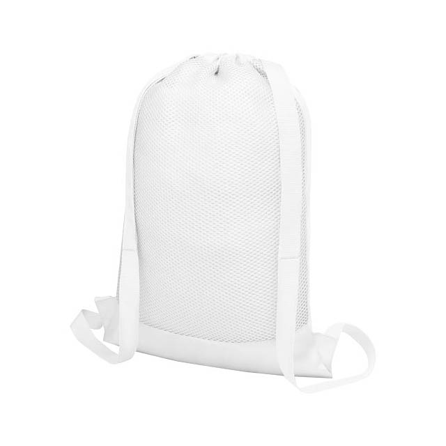 Nadi mesh drawstring backpack 5L - white