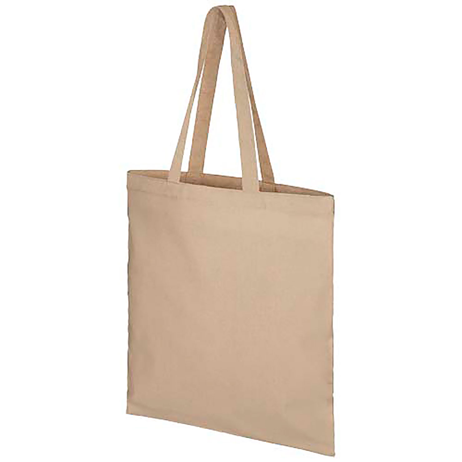 Pheebs 210 g/m² recycled tote bag 7L - beige