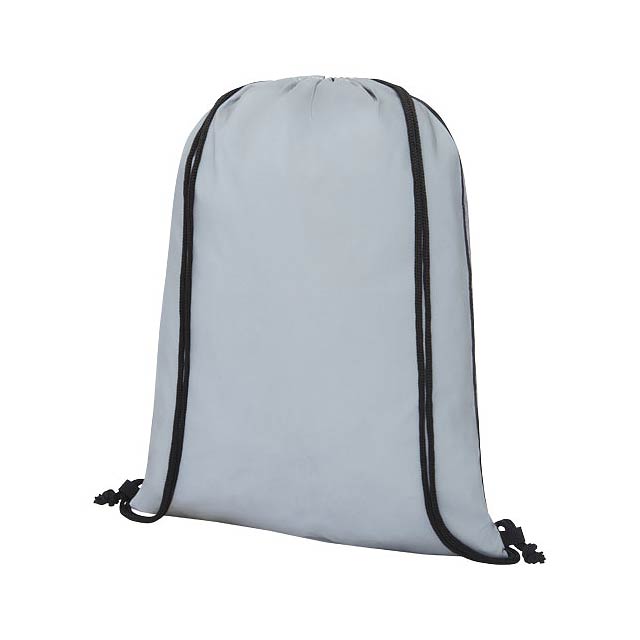Horizon reflective drawstring bag 5L - silver