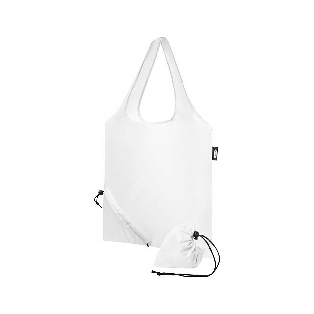 Sabia RPET foldable tote bag - white
