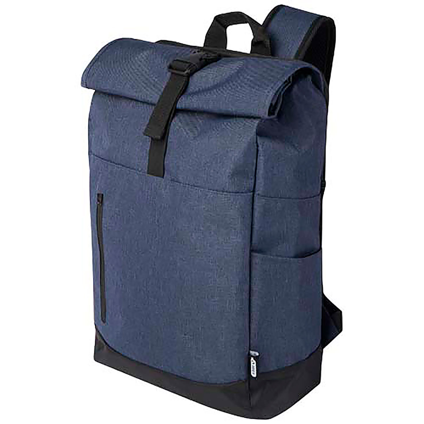 Hoss 15,6" GRS recycelter Rolltop Laptop-Rucksack 12L - blau