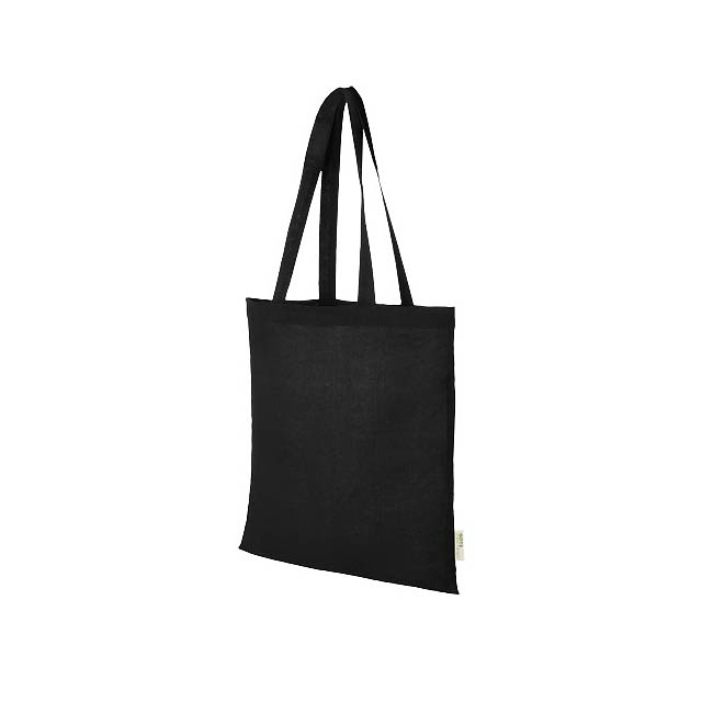 Orissa 140 g/m² GOTS organic cotton tote bag - black