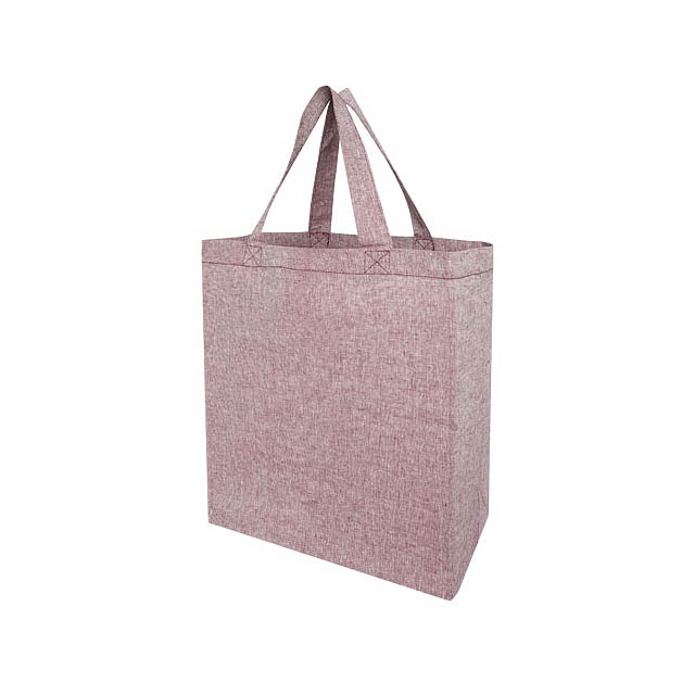 Pheebs 150 g/m² recycled tote bag - burgundy