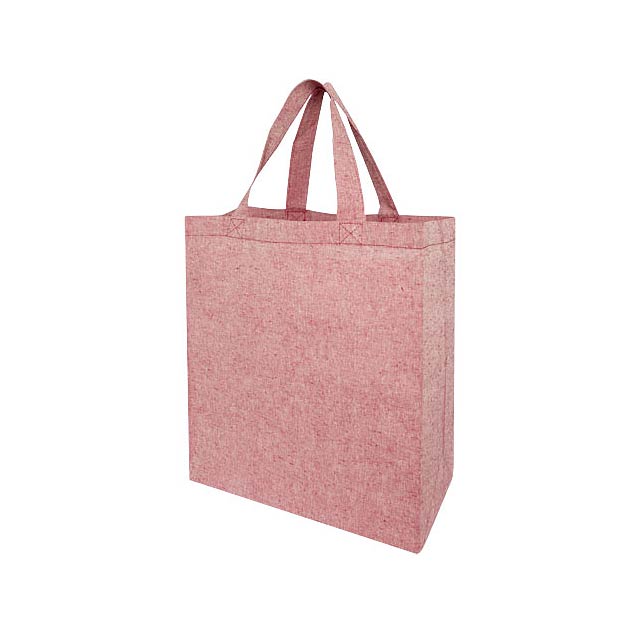 Nákupní taška z recyklovaného materiálu s gramáží 150 g/m² Pheebs - červená