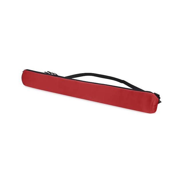 Chladící taška na 6 plechovky Brisk - transparentná červená