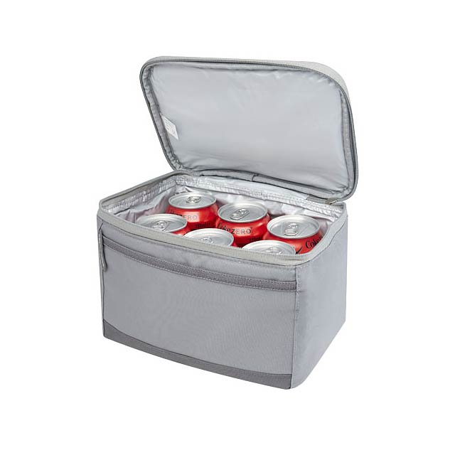 Arctic Zone® Repreve® 6-can recycled lunch cooler - grey