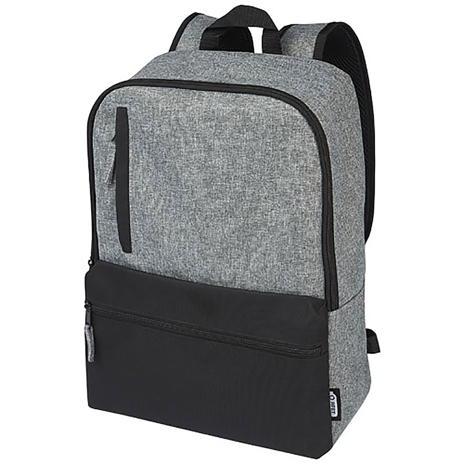 Reclaim 15" GRS recycled two-tone laptop backpack 14L - black