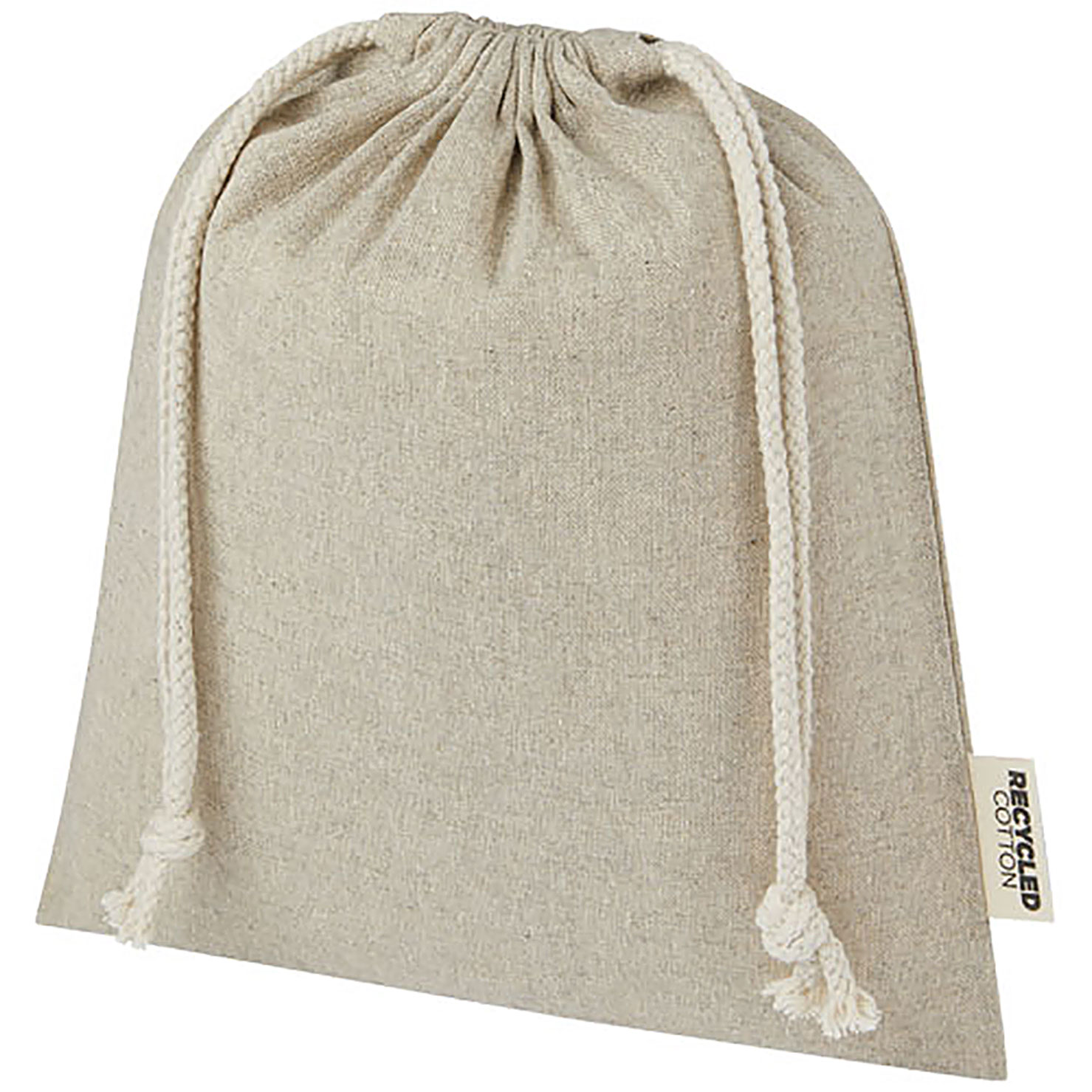 Pheebs 150 g/m² GRS recycled cotton gift bag medium 1.5L - grey