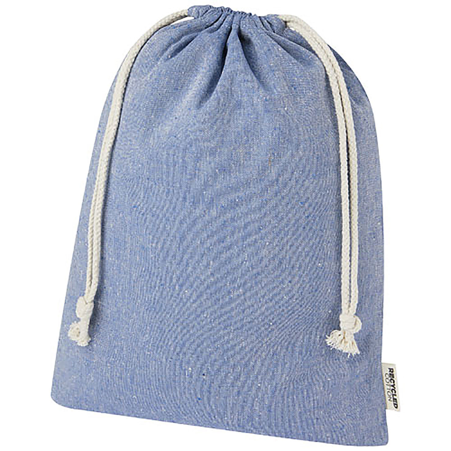 Pheebs 150 g/m² GRS recycled cotton gift bag large 4L - blue