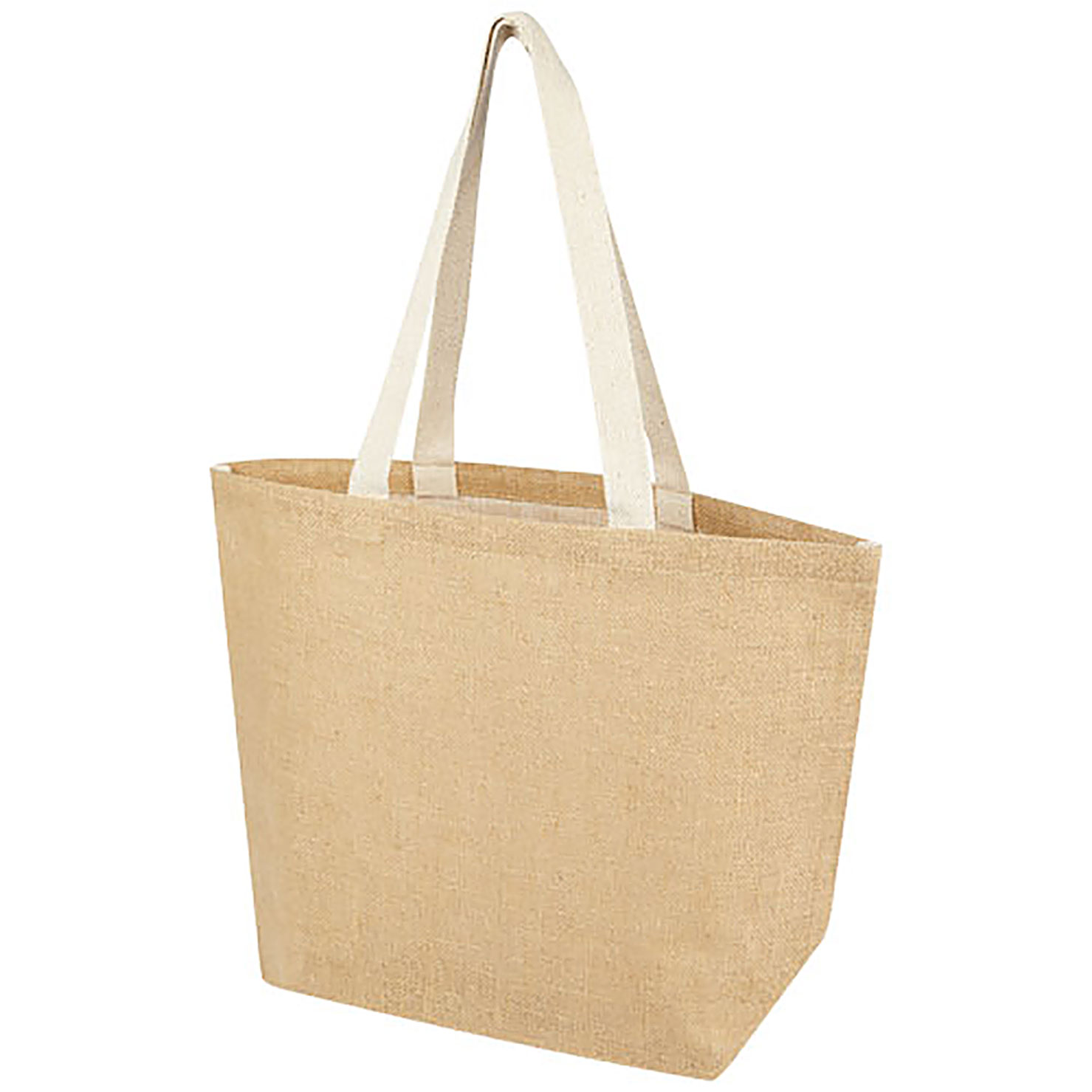 Juta 300 g/m² jute tote bag 12L - beige