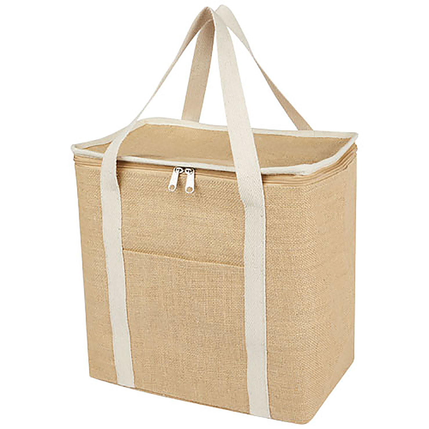 Juta 300 g/m² Jute Kühltragetasche 19 L - Beige