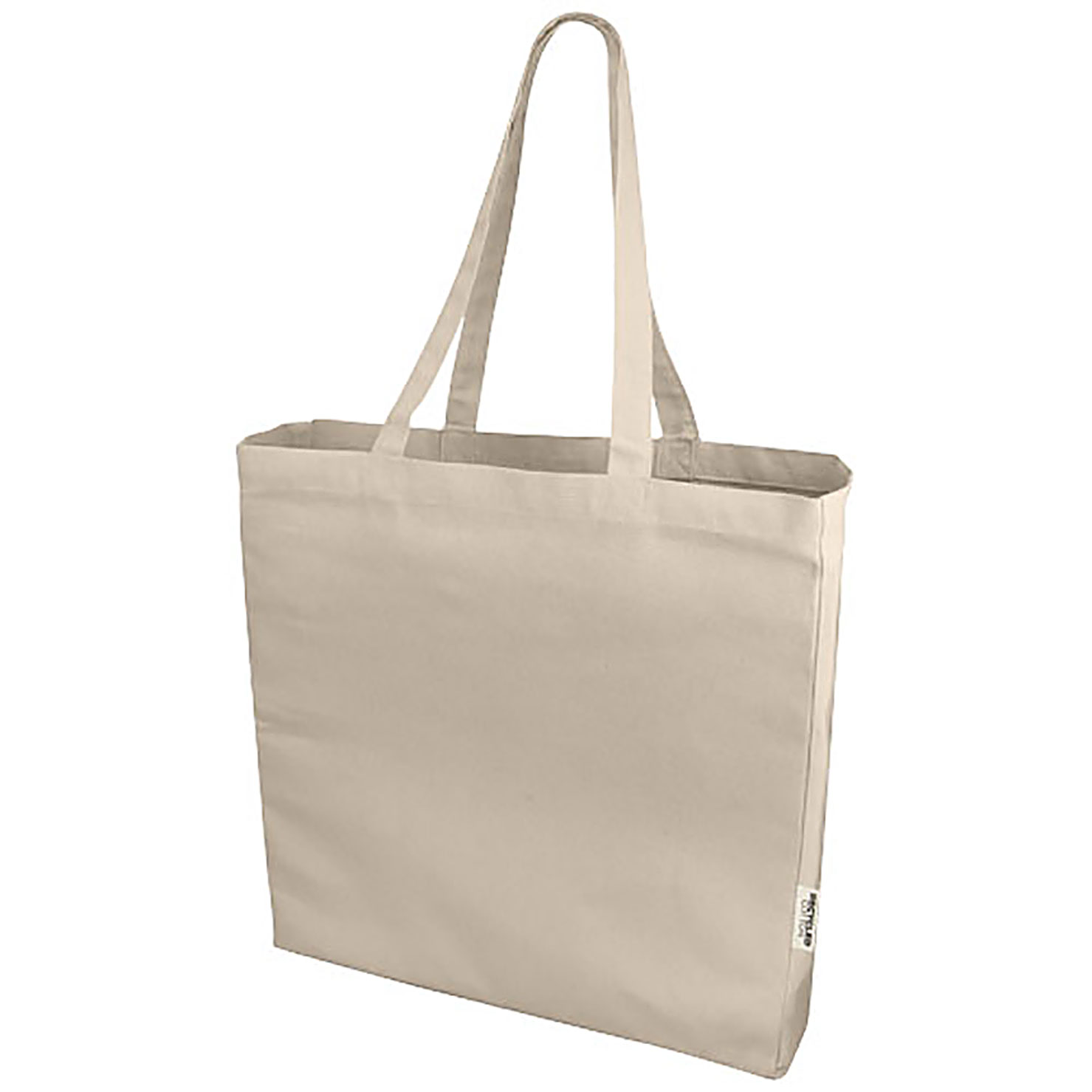 Odessa 220 g/m² recycled tote bag - beige