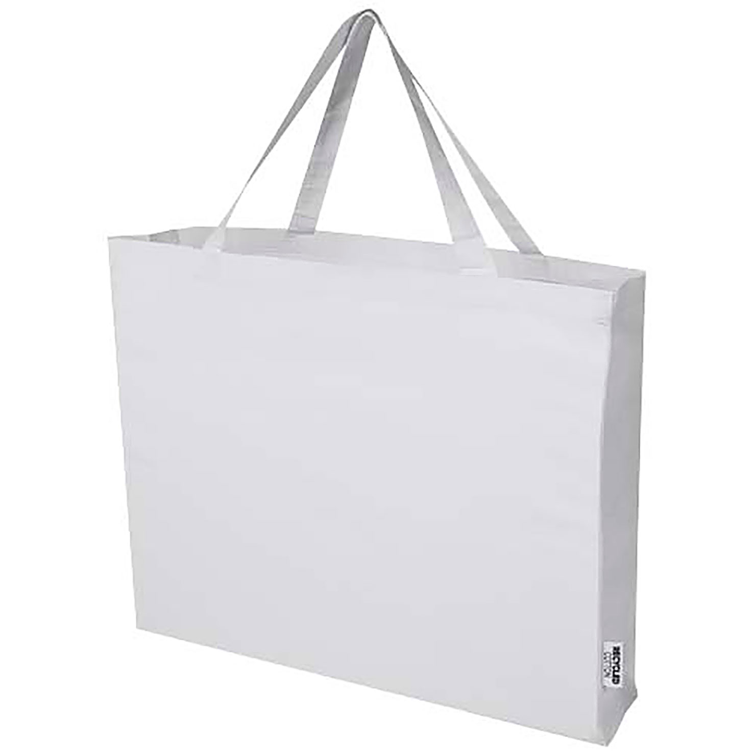 Odessa 220 g/m² GRS recycled cotton tote bag 40L - white