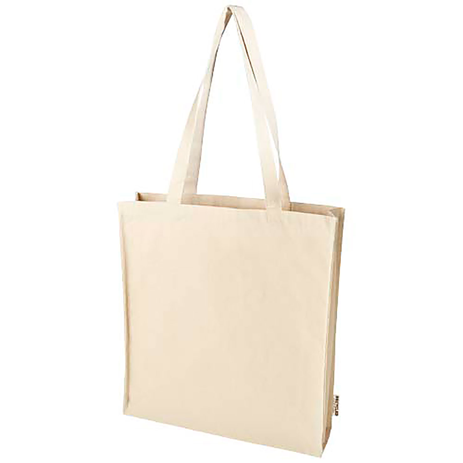 Florida 270 g/m² Tragetasche mit Seitenfalten 14L - Beige