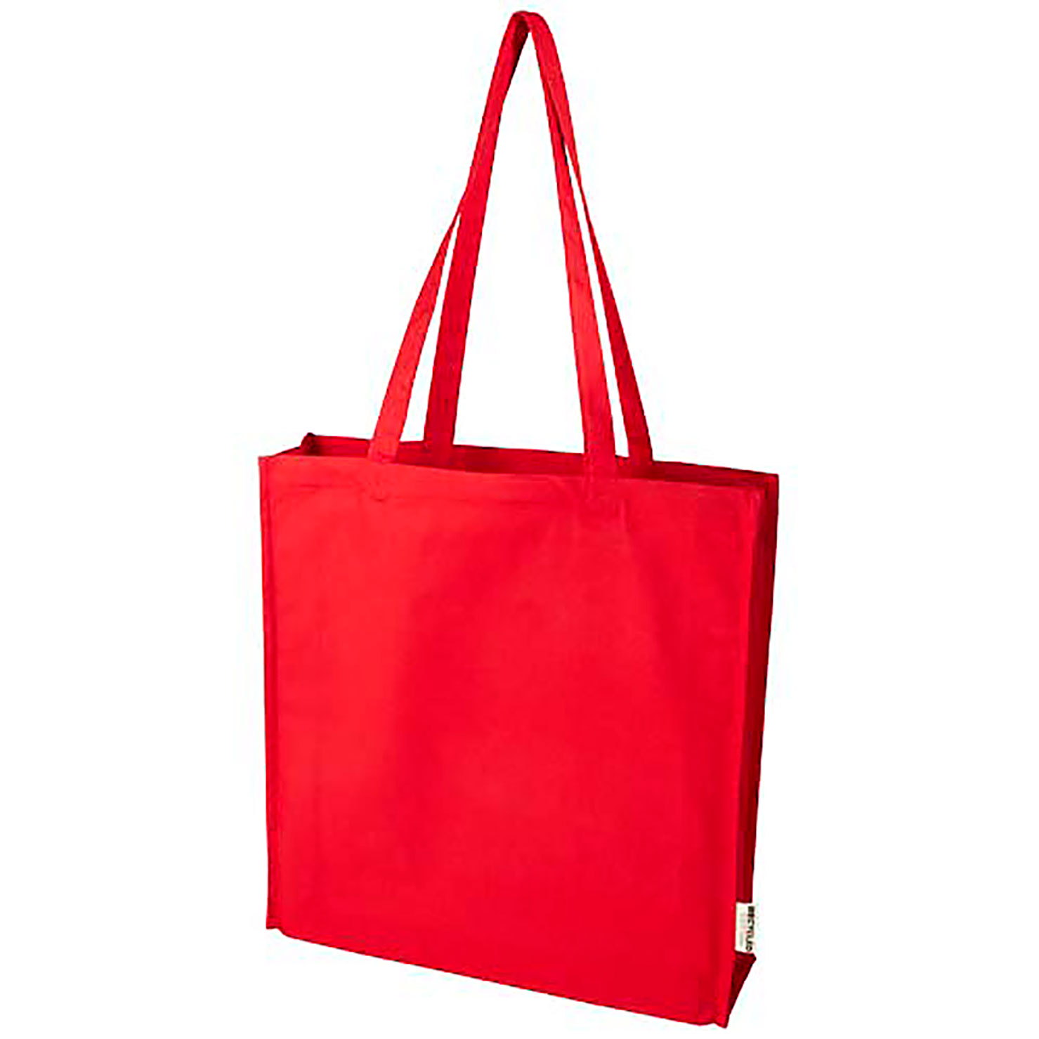 Florida 270 g/m² GRS recycled gusset tote bag 14L - red