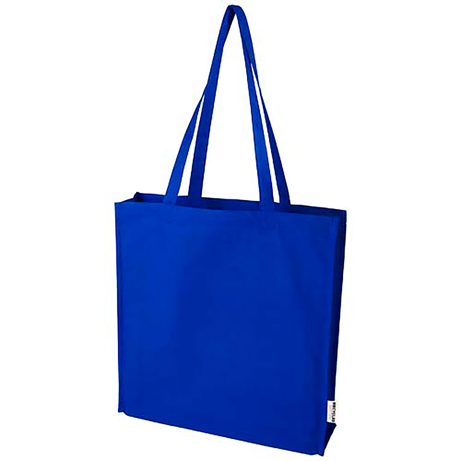 Florida 270 g/m² GRS recycled gusset tote bag 14L - royal blue