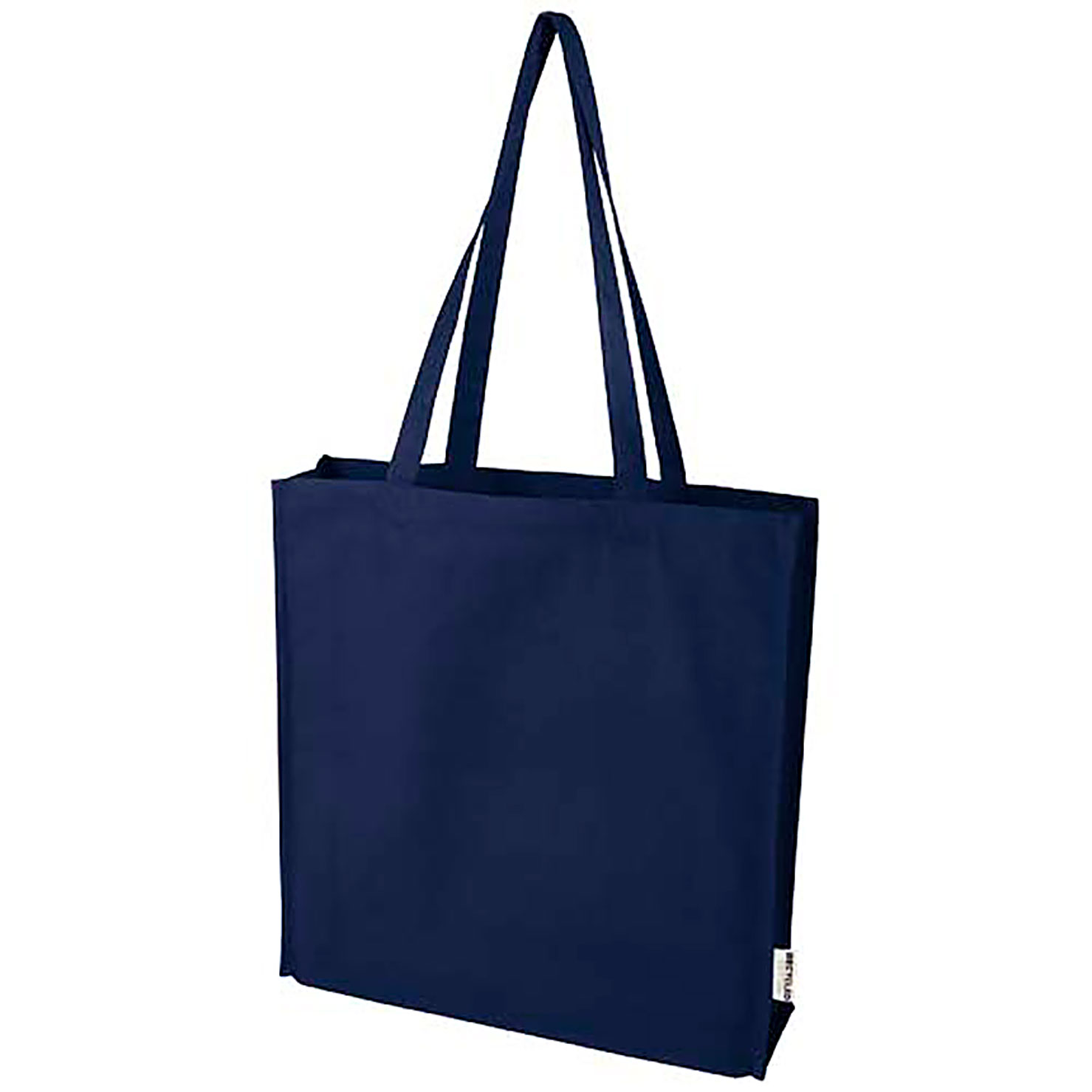 Florida 270 g/m² GRS recycled gusset tote bag 14L - blue