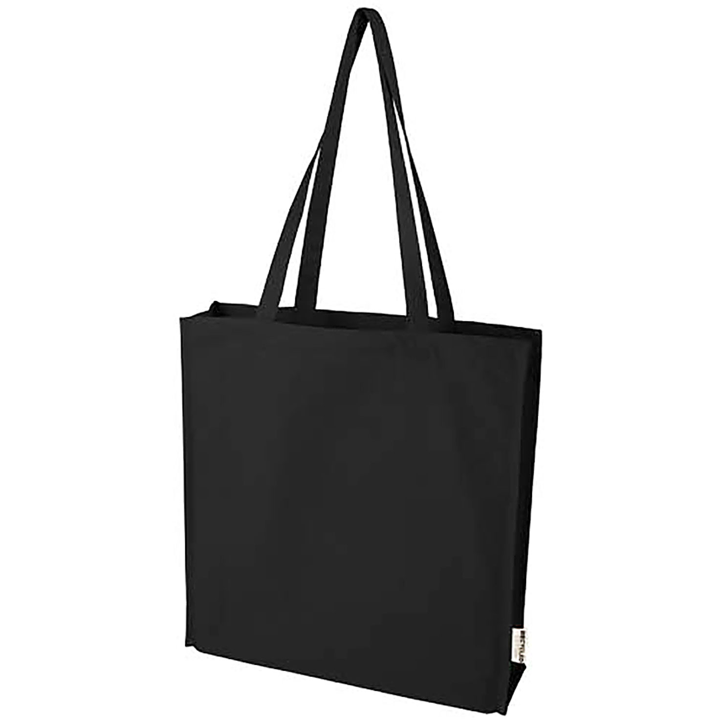 Florida 270 g/m² GRS recycled gusset tote bag 14L - black