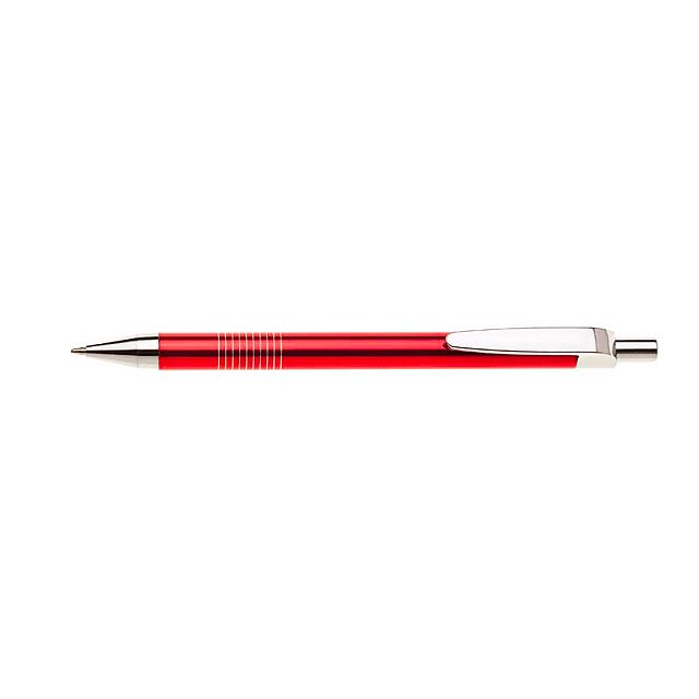 LAURIA kovové kuličkové pero - červená