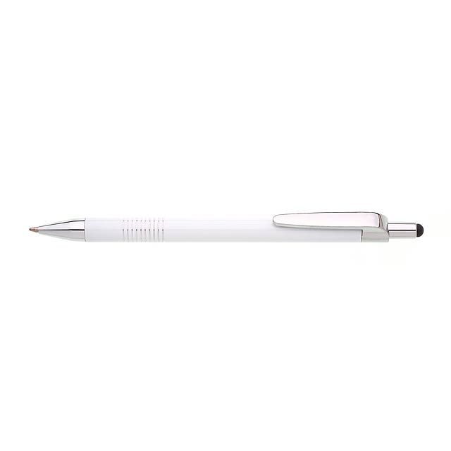 LAURIA TOUCH kovové kuličkové pero - biela