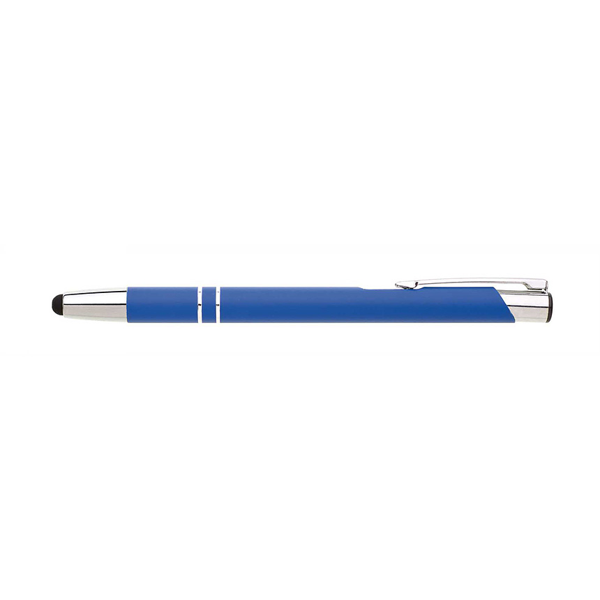 SIONA SOFT TOUCH ballpoint pen, metal - blue