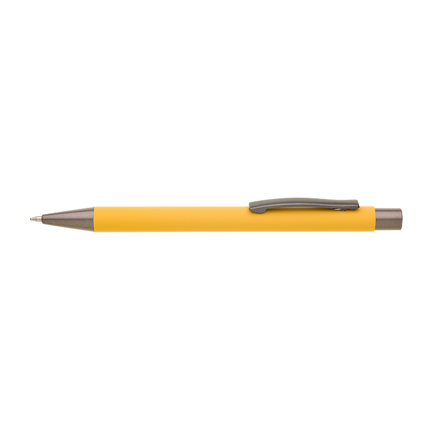 CAGERI SOFT ballpoint pen, metal - yellow