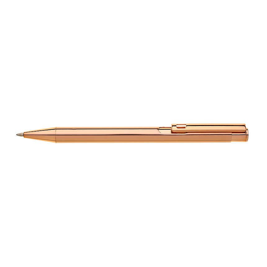 RAVELI ballpoint pen, metal - pink