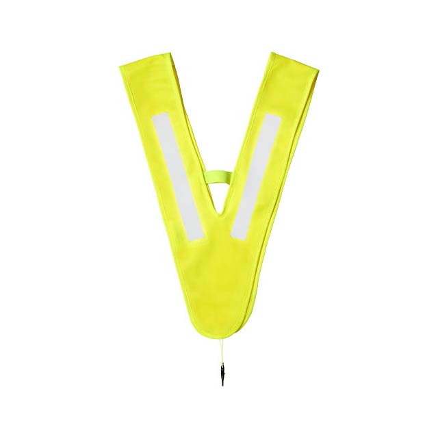Reflexní bezpečnostní vesta ve tvaru písmene V Nicolai - žlutá