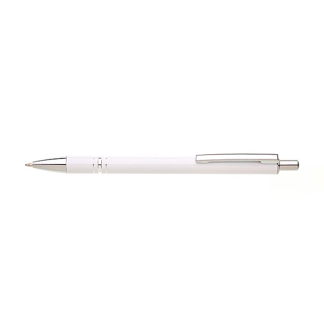 RENZA NEW kovové kuličkové pero - bílá